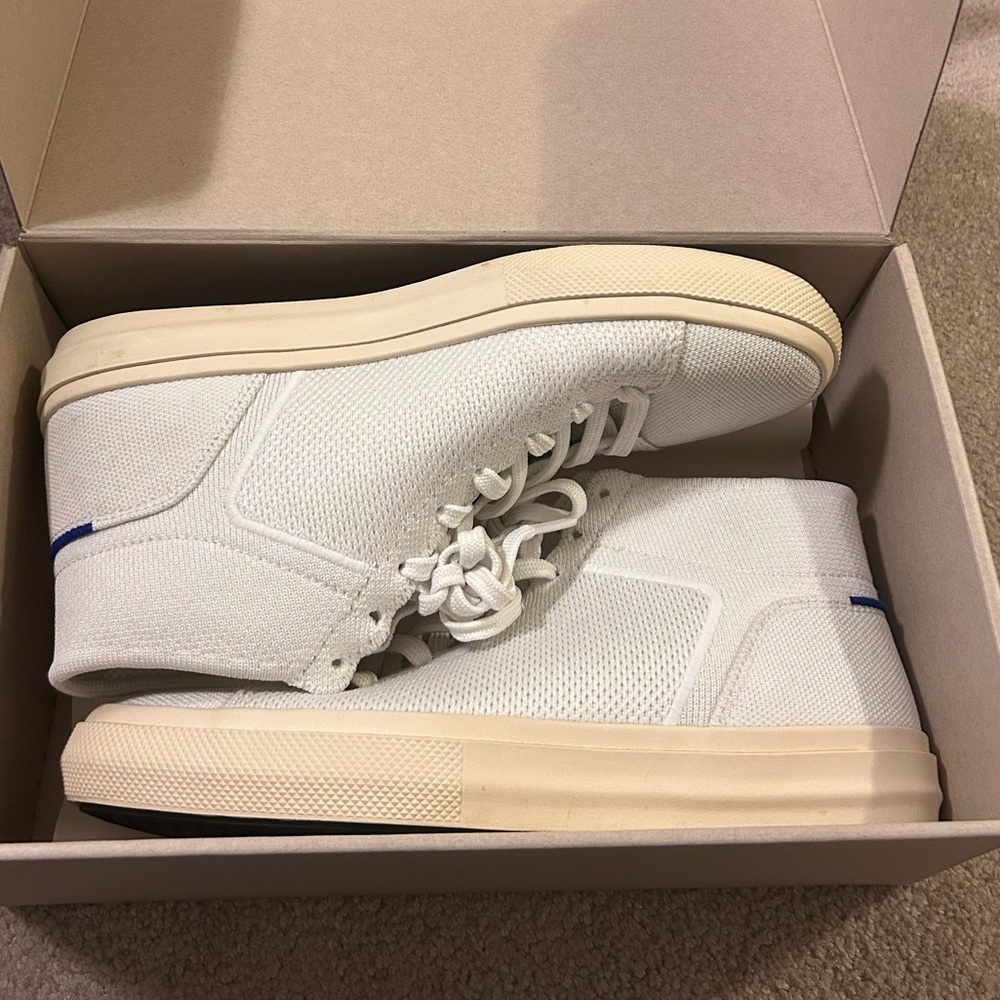Rothy's • The High Top • white sneakers - Picture 2 of 6